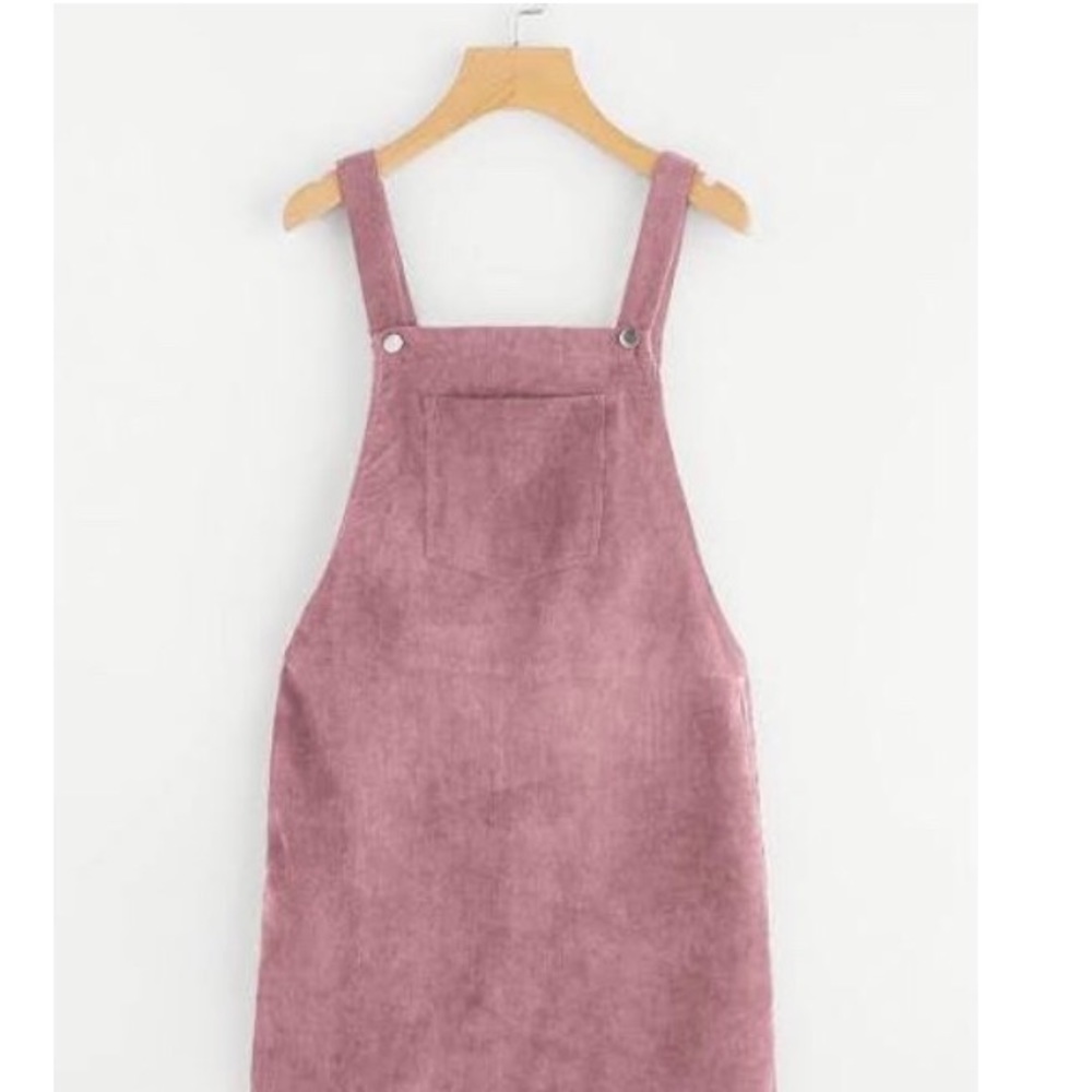 Girls fabkids size large pink velvet jumper dress